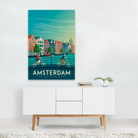 Amsterdam Nizozemska arhitektura 16 20 Unframed Wall Art Print
