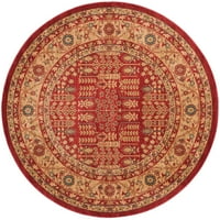 Kolekcija prostirki Okrugli tradicionalni orijentalni tepih