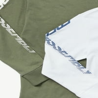 Majica s uzorkom za dječake s dugim rukavima, labava montaža, 2 pakiranja, veličine 4-18
