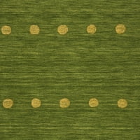 Ručno rađeni zeleni tepih iz kolekcije od 590 USD