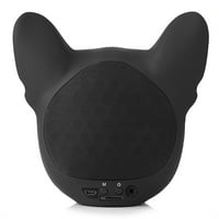 Prijenosni zvučnik, glazbeni zvučnik, stereo uređaj za reprodukciju glazbe, Crni tablet u obliku psa, Ured Za