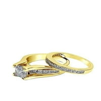 Njezin i njegov zaručnički prsten od nehrđajućeg čelika 14ND I set muških narukvica ženska veličina muška Veličina
