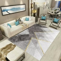 Yubnlvae tepih tepih za dnevnu sobu je geometrijski dobar za kućanstvo korištenje spavaće sobe prekriven podnim