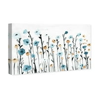 Wynwood Studio cvjetni i botanički zidni umjetnički platno ispisuje cvjetni cvjetnici prekrasan rast - plava,