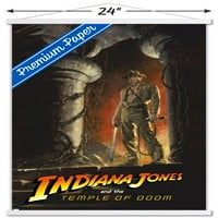 Indiana Jones i Temple Of Doom - zidni plakat s magnetskim okvirom u jednom listu, 22.37534