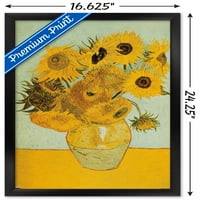 Zidni plakat Vincenta Van Gogha Suncokreti, 14.725 22.375 uokviren