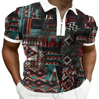 Muška polo majica s patentnim zatvaračem Majica kratkih rukava sportska bluza casual sportska majica 4 inča