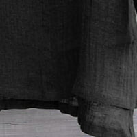 Muška kratka prozračna udobna čvrsta boja dugi rukavi labava ležerna bluza majice