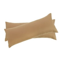 Jedinstvene ponude za jastuke za tijelo mikrofibera svijetlo smeđa 20 48