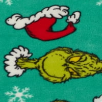 Dr. Seuss Grinch odgovarajući obiteljski pidžama Set Pet