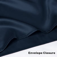 Jedinstvene ponude svilenih jastuka seta s omotnicom za zatvaranje mornarske plave kraljice