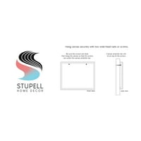 Stupell Industries Zalog za vjernost američka zastava kaligrafija uzorak grafička umjetnost galerija omotana platna