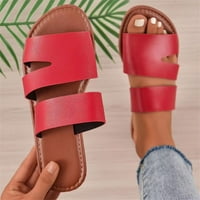 Giligiliso Clearance sandale za žene Nove ljetne ravne cipele s ženskim sandalama i ležerne papuče s otvorenim