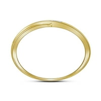 Muški zaručnički prsten od žutog zlata od 10 karata