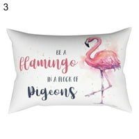 Aerream 30x jastučni jastuk jastuk kućište poklopca Flamingo Design Design Dekoracija