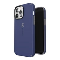 Speck iPhone Pro Max, Pro Ma CandyShell Pro Phone kućište u pruskoj plavoj i oblačnoj sivoj boji