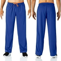 Aayomet ženske trenirke ženske trenirke ženske trkače sa bočnim džepovima, dno rebra, meke trenirke za žene, plavi