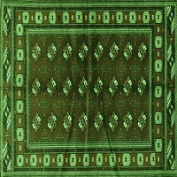 Tradicionalni perzijski tepisi za unutarnje prostore okruglog presjeka zelene boje, 3' Okrugli