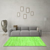 Moderni pravokutni tepisi za sobe u jednobojnoj zelenoj boji, 2' 3'
