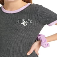 Justice Girls rebra Skinuta savršena majica, veličine xs-xlp