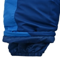 Komplet donje jakne za dječake i skijaški kombinezon s naramenicama-Veličina 3 inča, Plava