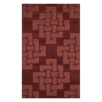 Tepih od vune s geometrijskim čvorom, stropni vosak, 8' 10'