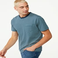 Besplatno sastavljanje muške majice s prugama s kratkim rukavima