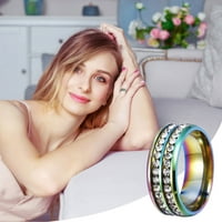 Prstenovi za žene s dvostrukim dijamantom Modni Kreativni Ženski prstenovi nakit za Majčin dan Pokloni za žene