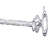 Sterling Silver 18 BO lanac 3D lijeva desna kontaktna leća kućišta privjesak ogrlica