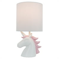 Dječja stolna svjetiljka s jednorogom, bijela i ružičasta, vaša zona