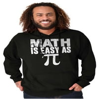 Matematika je jednostavna kao smiješna učiteljica, majica s kapuljačom za žene i muškarce