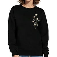 Ženske dukserice širokog kroja, pulover dugih rukava, džemper, gornji dio u vintage stilu
