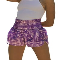_ / Ženske casual etničke mini hlače, ženske široke ljetne kratke hlače na plaži, Vintage Bermuda lounge, havajski