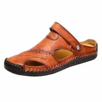 Jjayotai cipele za muškarce Ljetne sandale sandale muške kožne cipele za plažu cipele šivaće cipele bljeskalice