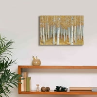 Epic Grafiti 'Forest of Gold' James Wiens, Canvas Wall Art, 18 X12