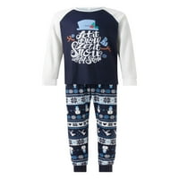 Božićna pidžama za obitelj, odgovarajuća obiteljska pidžama sets xmas pjs parovi odrasli djeca praznična odjeća