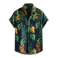 Muška proljetna i ljetna bluza, majice za plažu s kratkim rukavima s grafičkim printom u HE-u