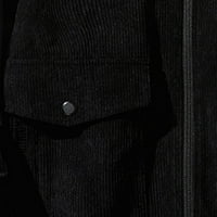 Jakne bez kapuljače za muškarce ležerna nova moda dugi Rever s dugim rukavima ležerna gornja odjeća i jakne bez