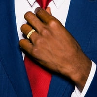 Zaručnički prsten od žutog zlata u Karatnoj boji veličine 13