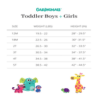 Ganimals Baby and Toddler Boy majica kratkih rukava kratki rukavi, veličine 12m-5t