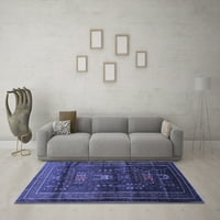 Tradicionalne prostirke za sobe kvadratnog presjeka perzijske plave boje, kvadrat 3'