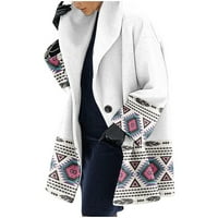 Zimske jakne za žene, ženski zimski kardigan s dugim rukavima, casual kaput, trenč kaput, ženski topli tanki dugi