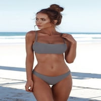 Ženski push-up bikini Bandeau set Brazilski kupaći kostimi Odjeća Za plažu kupaći kostim