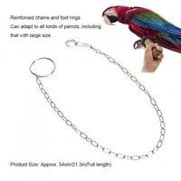 Sigurno nošenje narukvice za vježbanje papiga koje se slobodno kreću na velikom lančiću za noge, AA za velike