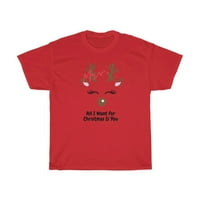 Parovi božićna majica, majica gospođe Reindeer, božićna košulja, smiješna božićna košulja