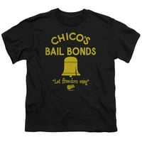 Loše vijesti medvjedi majica za dječake Chico's Bonds Mladina X-LaRge Black