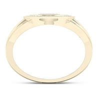 Imperial 1 6ct TDW Diamond 10k Muški modni prsten od žutog zlata
