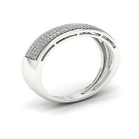 1 3CT TDW Diamond S Sterling Silver muški prsten