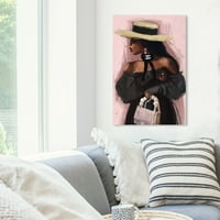 Wynwood Studio modni i glam zidni umjetnički tisak 'Out on the Town Shopping' modni način života - ružičasta,