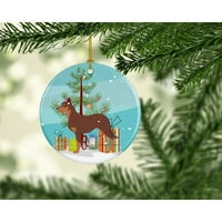 52947 amajlija keramički ukras božićnog drvca s australskim psom Kelpie, Višebojni